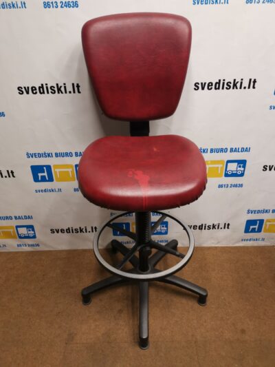 EFG TEAMSPIRIT Aukšta Biuro Kėdė Su Bordo Eko Oda Ir Pakoju, Švedija EFG TEAMSPIRIT Aukšta Biuro Kėdė Su Bordo Eko Oda Ir Pakoju, Švedija