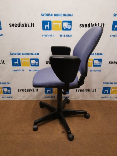 Kinnarps Violetinė Biuro Kėdė Su Porankiais, Švedija