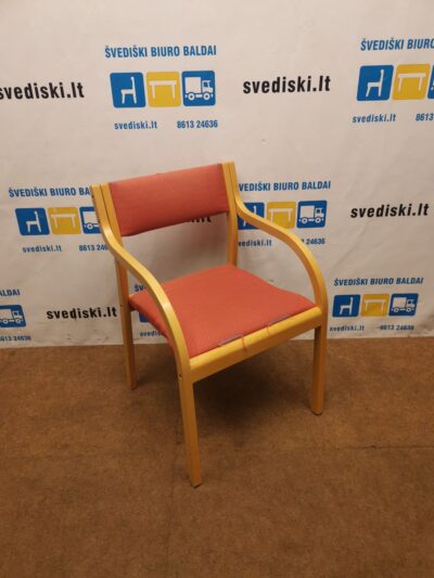 Dozzen AB Buko Kėdė Su Rausvos Spalvos Audiniu, Švedija