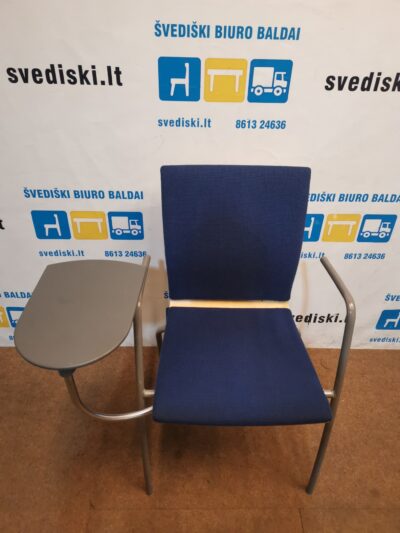 EFG Mėlyna Lankytojo Kėdė Su Staliuku, Švedija